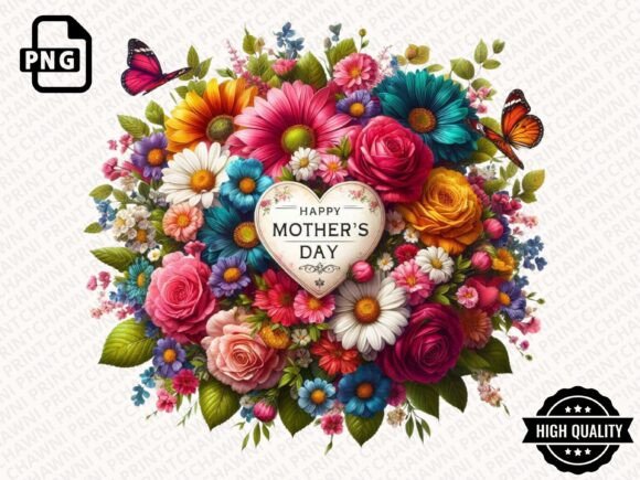 Download Mother's Day Floral Clipart PNG - Premium Resources